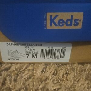 Keds Daphne White Leather Sneakers
